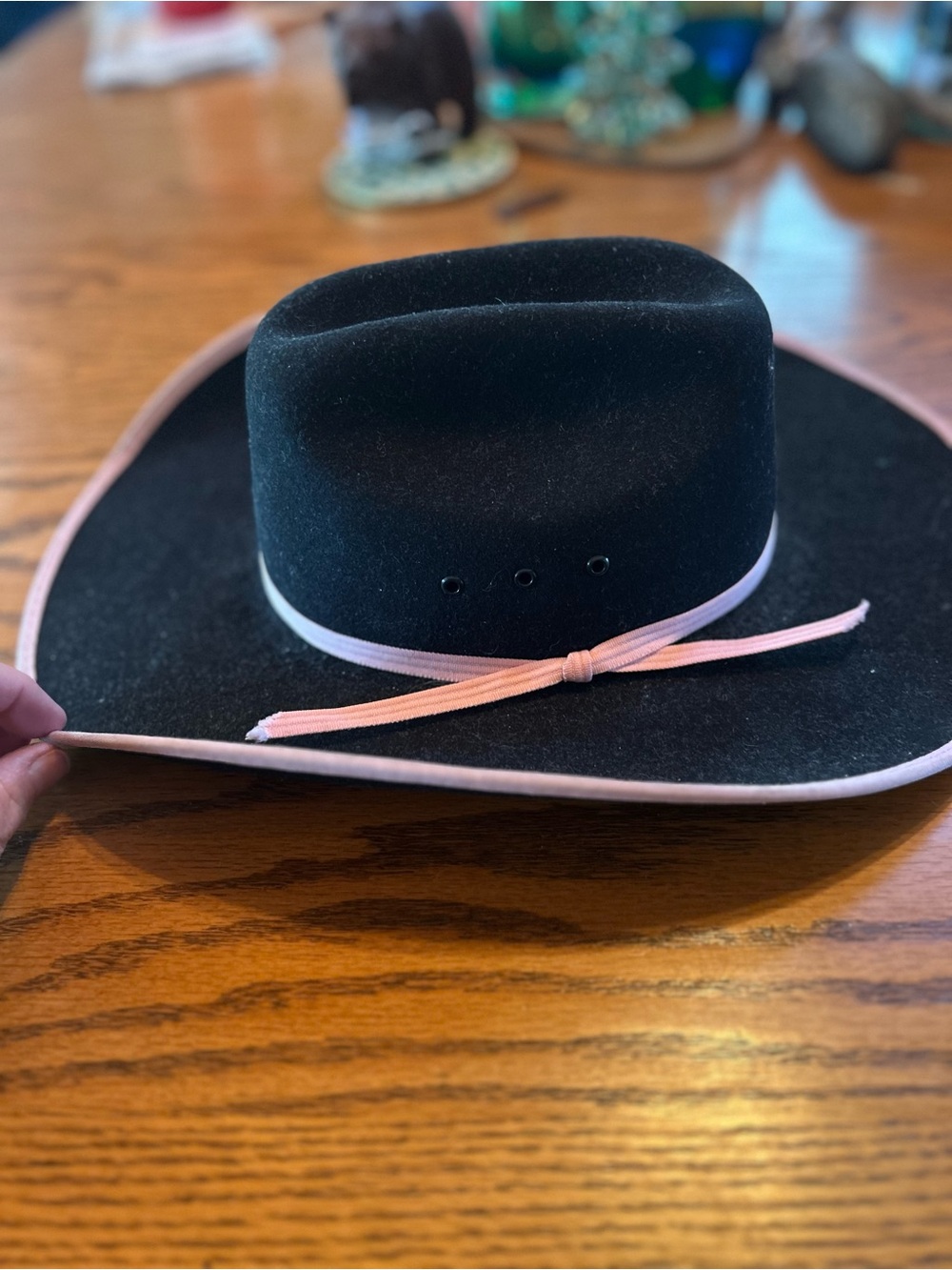 Twister Hats Black Wool Cowboy Hat Western Girls Youth XL